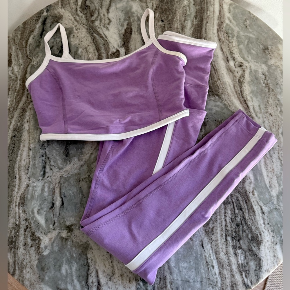 Beyond Yoga | Spacedye New Moves Set in Lilac Purple - Picture 3 of 13